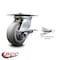 Service Caster 5 Inch Thermoplastic Rubber Caster with Roller Bearing and Brake/Swivel Lock SCC SCC-35S520-TPRRF-SLB-BSL - alternate 3